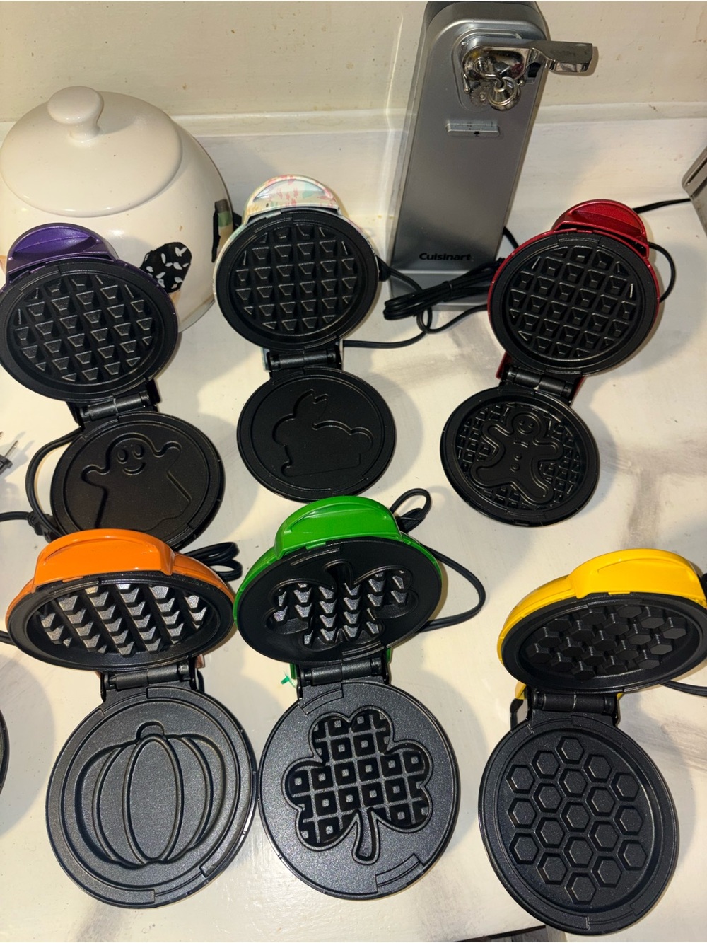 Dash Mini Electric Waffle/Pancake Makers - Assorted Colors - Picture 2 of 4